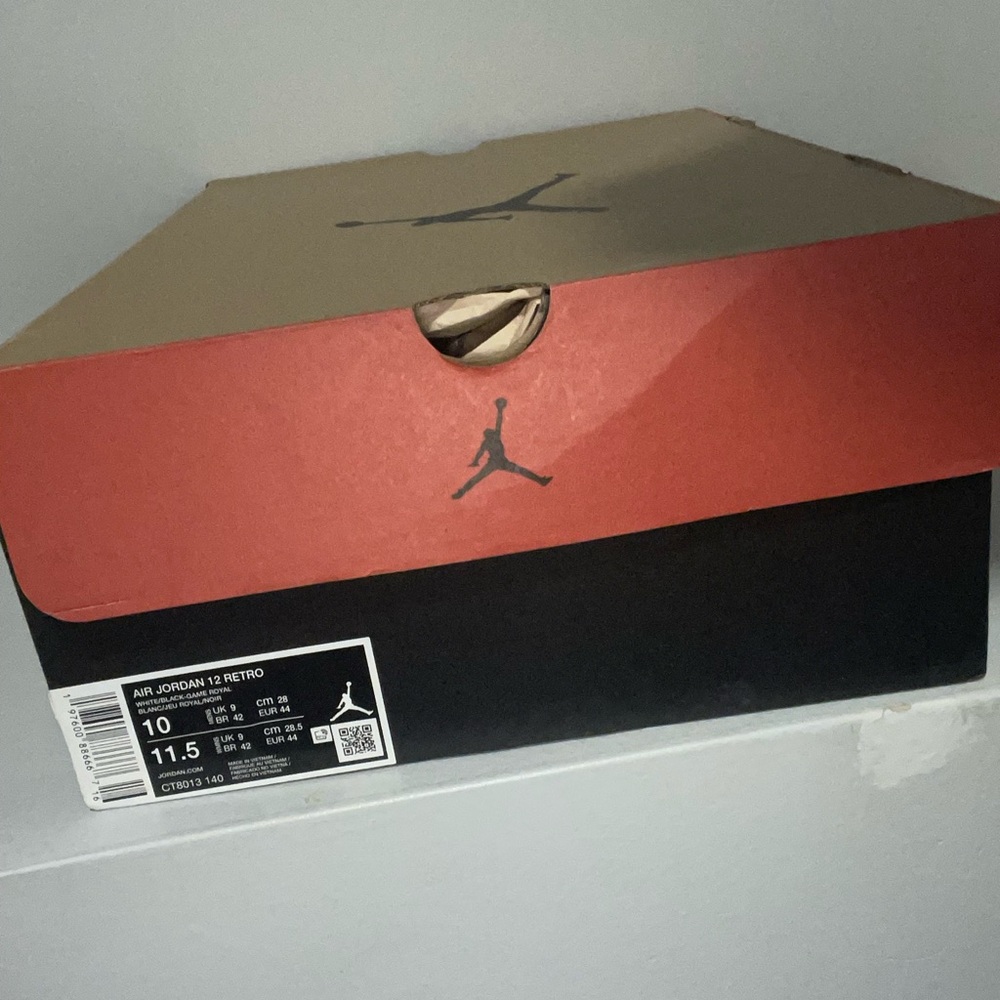 Air Jordan 12 Retro Sneakers - Black and Red